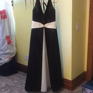 Halter style ballgown scott mcclintock